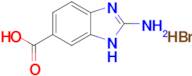 2-amino-1H-1,3-benzodiazole-6-carboxylic acid hydrobromide