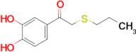 1-(3,4-Dihydroxyphenyl)-2-(propylthio)ethan-1-one