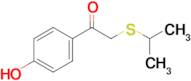 1-(4-Hydroxyphenyl)-2-(isopropylthio)ethan-1-one