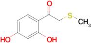 1-(2,4-Dihydroxyphenyl)-2-(methylthio)ethan-1-one