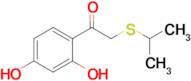 1-(2,4-Dihydroxyphenyl)-2-(isopropylthio)ethan-1-one