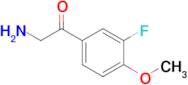 2-Amino-1-(3-fluoro-4-methoxyphenyl)ethan-1-one