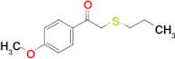 1-(4-Methoxyphenyl)-2-(propylthio)ethan-1-one