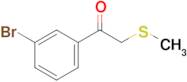 1-(3-Bromophenyl)-2-(methylthio)ethan-1-one