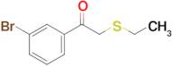 1-(3-Bromophenyl)-2-(ethylthio)ethan-1-one