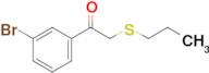 1-(3-Bromophenyl)-2-(propylthio)ethan-1-one