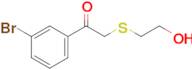 1-(3-Bromophenyl)-2-((2-hydroxyethyl)thio)ethan-1-one