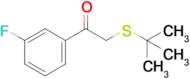 2-(Tert-butylthio)-1-(3-fluorophenyl)ethan-1-one