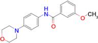 3-Methoxy-N-(4-morpholinophenyl)benzamide