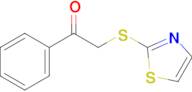 1-Phenyl-2-(thiazol-2-ylthio)ethan-1-one