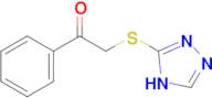 1-phenyl-2-(4H-1,2,4-triazol-3-ylsulfanyl)ethan-1-one