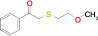 2-((2-Methoxyethyl)thio)-1-phenylethan-1-one