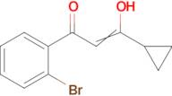 1-(2-bromophenyl)-3-cyclopropyl-3-hydroxyprop-2-en-1-one