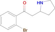 1-(2-Bromophenyl)-2-(pyrrolidin-2-yl)ethan-1-one