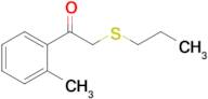 2-(Propylthio)-1-(o-tolyl)ethan-1-one