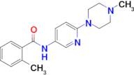 2-Methyl-N-(6-(4-methylpiperazin-1-yl)pyridin-3-yl)benzamide