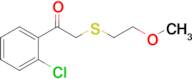 1-(2-Chlorophenyl)-2-((2-methoxyethyl)thio)ethan-1-one