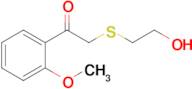 2-((2-Hydroxyethyl)thio)-1-(2-methoxyphenyl)ethan-1-one