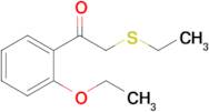 1-(2-Ethoxyphenyl)-2-(ethylthio)ethan-1-one