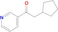 2-Cyclopentyl-1-(pyridin-3-yl)ethan-1-one