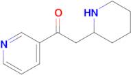 2-(Piperidin-2-yl)-1-(pyridin-3-yl)ethan-1-one