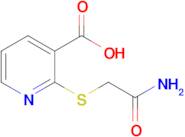 2-((2-Amino-2-oxoethyl)thio)nicotinic acid