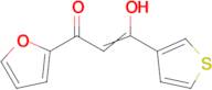 1-(furan-2-yl)-3-hydroxy-3-(thiophen-3-yl)prop-2-en-1-one