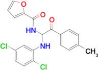 N-(1-((2,5-Dichlorophenyl)amino)-2-oxo-2-(p-tolyl)ethyl)furan-2-carboxamide