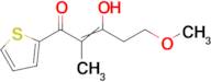 3-hydroxy-5-methoxy-2-methyl-1-(thiophen-2-yl)pent-2-en-1-one