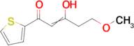 3-hydroxy-5-methoxy-1-(thiophen-2-yl)pent-2-en-1-one