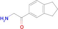 2-Amino-1-(2,3-dihydro-1h-inden-5-yl)ethan-1-one