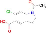 1-Acetyl-6-chloroindoline-5-carboxylic acid