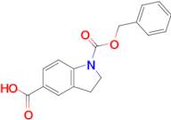 1-((Benzyloxy)carbonyl)indoline-5-carboxylic acid