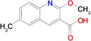 2-Methoxy-6-methylquinoline-3-carboxylic acid