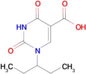 2,4-Dioxo-1-(pentan-3-yl)-1,2,3,4-tetrahydropyrimidine-5-carboxylic acid