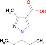 3-Methyl-1-(pentan-3-yl)-1h-pyrazole-4-carboxylic acid