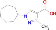 1-Cycloheptyl-3-methyl-1h-pyrazole-4-carboxylic acid