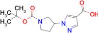 1-(1-(Tert-butoxycarbonyl)pyrrolidin-3-yl)-1h-pyrazole-4-carboxylic acid