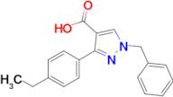 1-Benzyl-3-(4-ethylphenyl)-1h-pyrazole-4-carboxylic acid