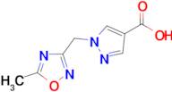1-((5-Methyl-1,2,4-oxadiazol-3-yl)methyl)-1h-pyrazole-4-carboxylic acid