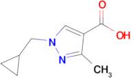 1-(Cyclopropylmethyl)-3-methyl-1h-pyrazole-4-carboxylic acid