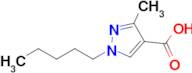 3-Methyl-1-pentyl-1h-pyrazole-4-carboxylic acid