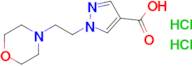 1-(2-Morpholinoethyl)-1h-pyrazole-4-carboxylic acid dihydrochloride