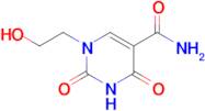 1-(2-Hydroxyethyl)-2,4-dioxo-1,2,3,4-tetrahydropyrimidine-5-carboxamide