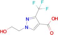 1-(2-Hydroxyethyl)-3-(trifluoromethyl)-1h-pyrazole-4-carboxylic acid