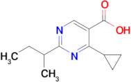 2-(Sec-butyl)-4-cyclopropylpyrimidine-5-carboxylic acid