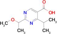 4-Isopropyl-2-(1-methoxyethyl)pyrimidine-5-carboxylic acid