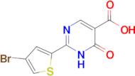 2-(4-Bromothiophen-2-yl)-6-oxo-1,6-dihydropyrimidine-5-carboxylic acid