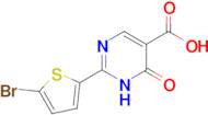 2-(5-Bromothiophen-2-yl)-6-oxo-1,6-dihydropyrimidine-5-carboxylic acid