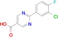 2-(3-Chloro-4-fluorophenyl)pyrimidine-5-carboxylic acid